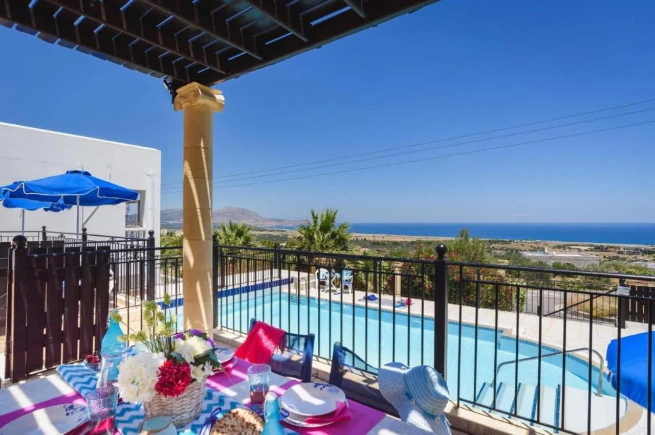 Vilă Little Blue Sea View Kalathos Villa W Private Pool